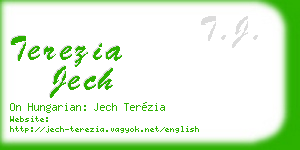 terezia jech business card